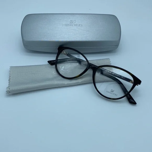 Swarovski Frida SK 5136 Tortoise Ophthalmic Frame Swarovski Frida SW5136 052 Tortoise Plastic Cat Eye  main image 2